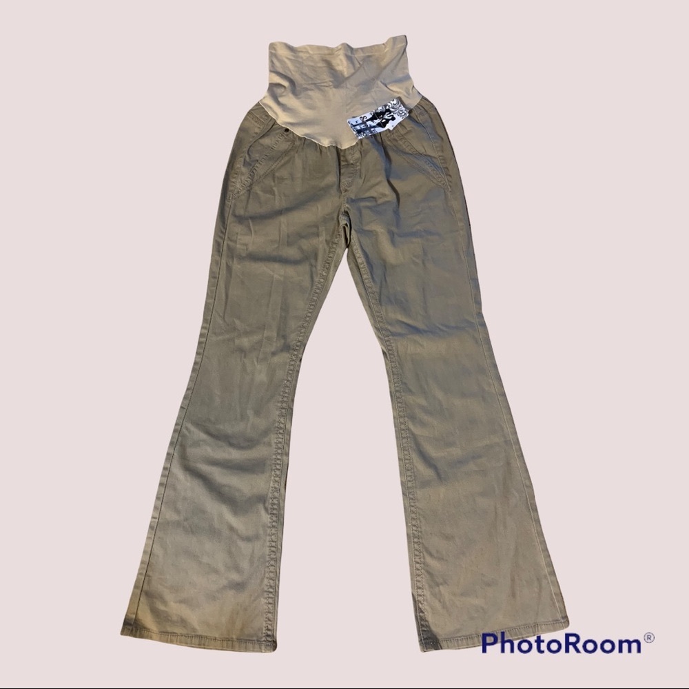 Khaki Maternity Pants Sz L